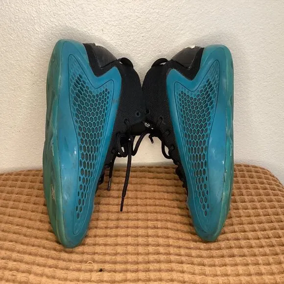 adidas AE 1 J New Wave Blue Black Kids Unisex Youth Sz 5 Basketball IF1884