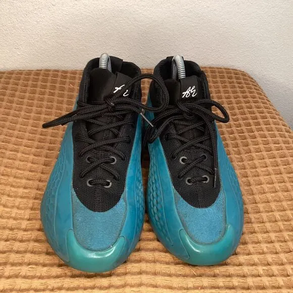 adidas AE 1 J New Wave Blue Black Kids Unisex Youth Sz 5 Basketball IF1884
