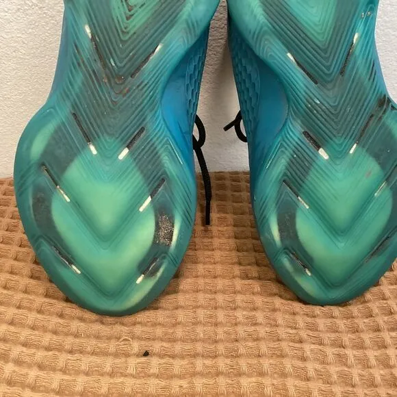 adidas AE 1 J New Wave Blue Black Kids Unisex Youth Sz 5 Basketball IF1884