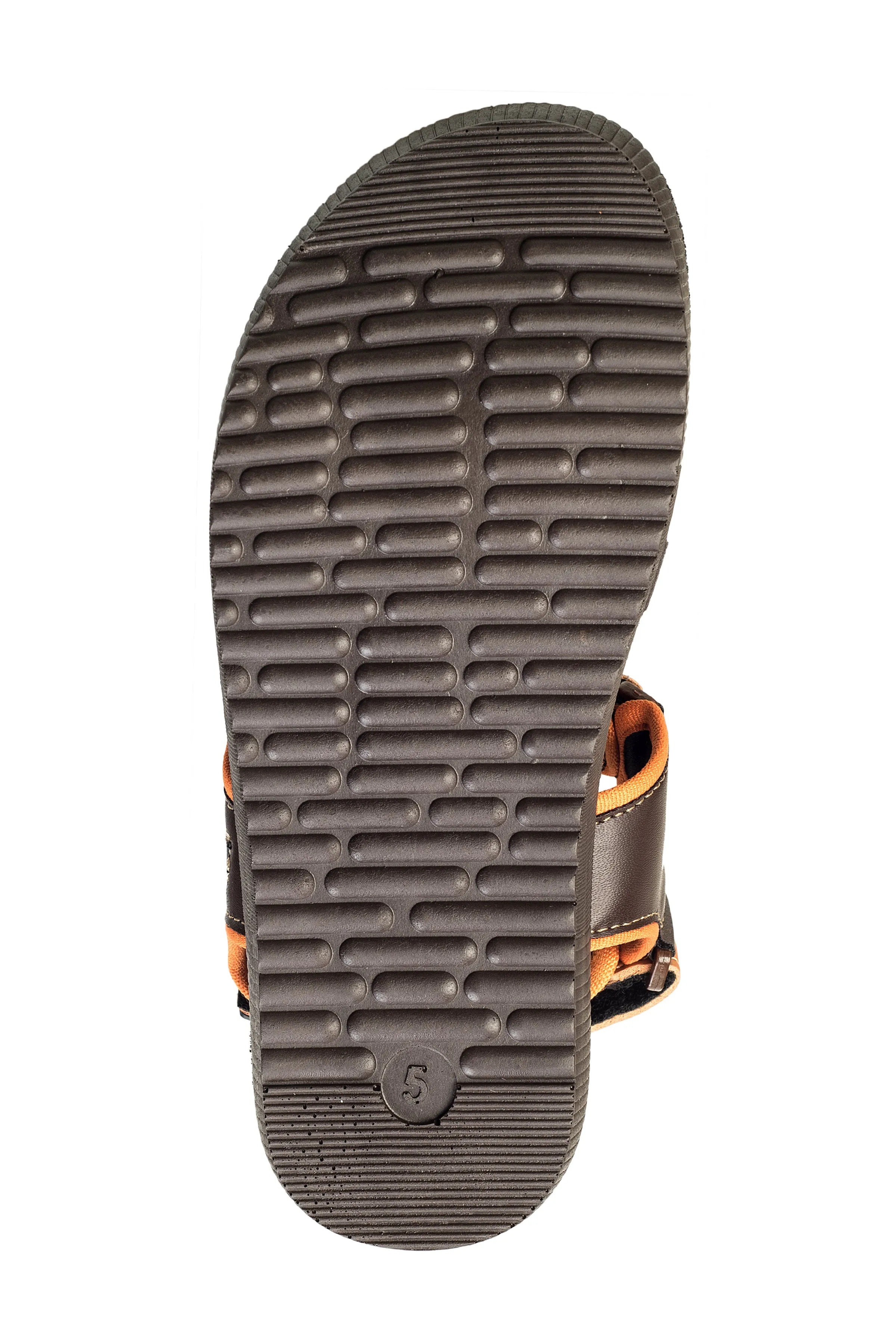 Aerowalk Boys Brown / Orange Sandal PU
