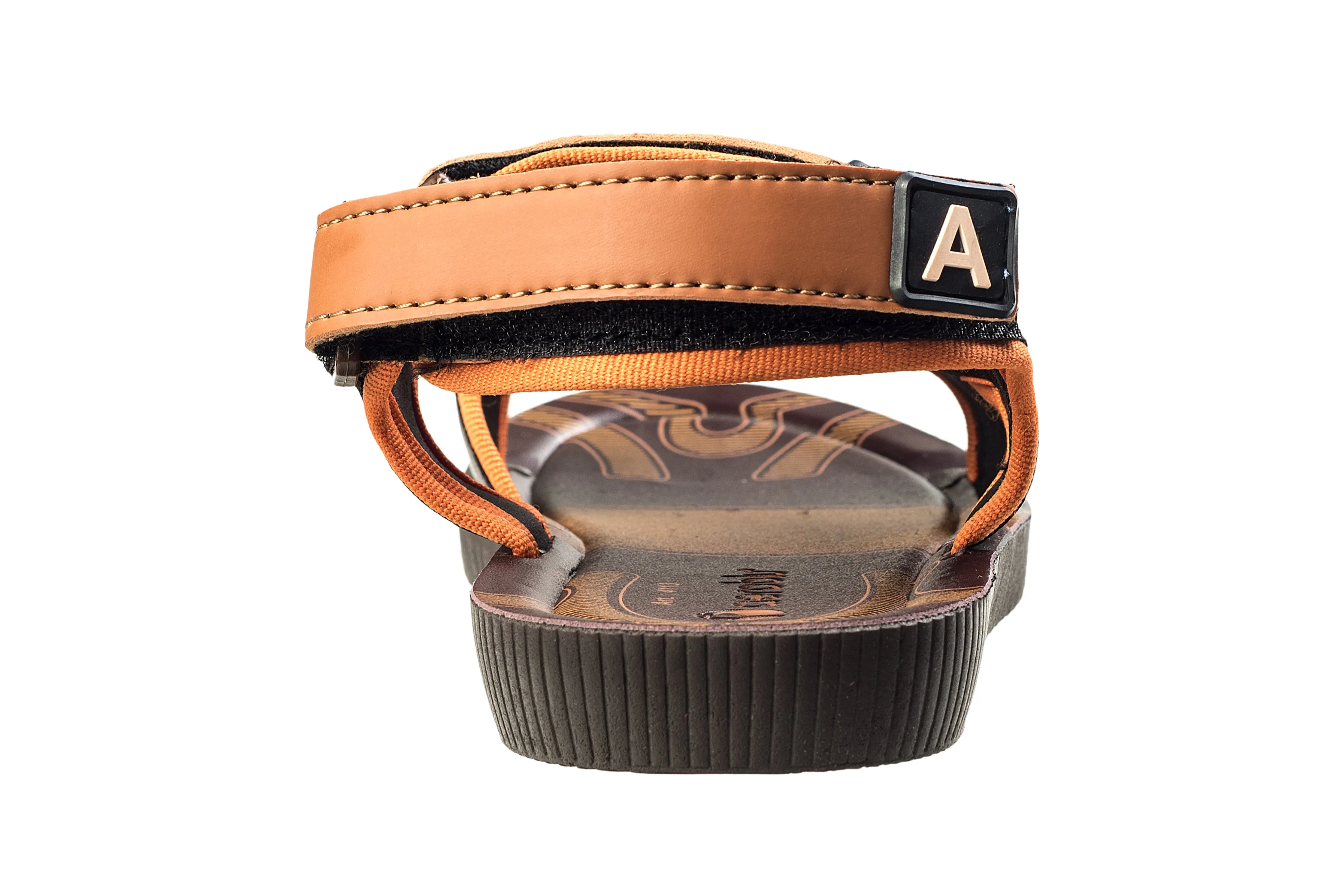 Aerowalk Boys Brown / Orange Sandal PU