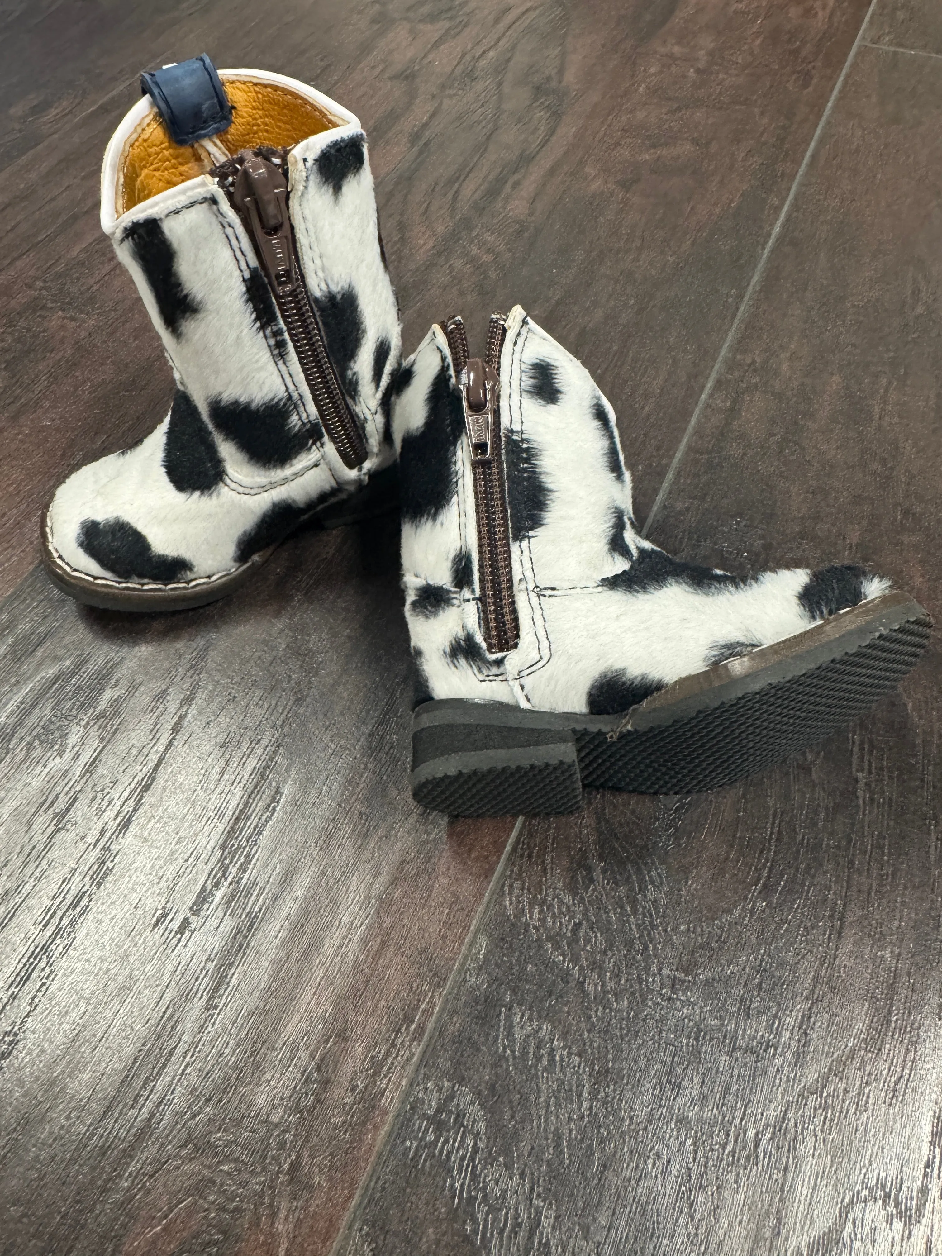Baby Cow Print bl/wh