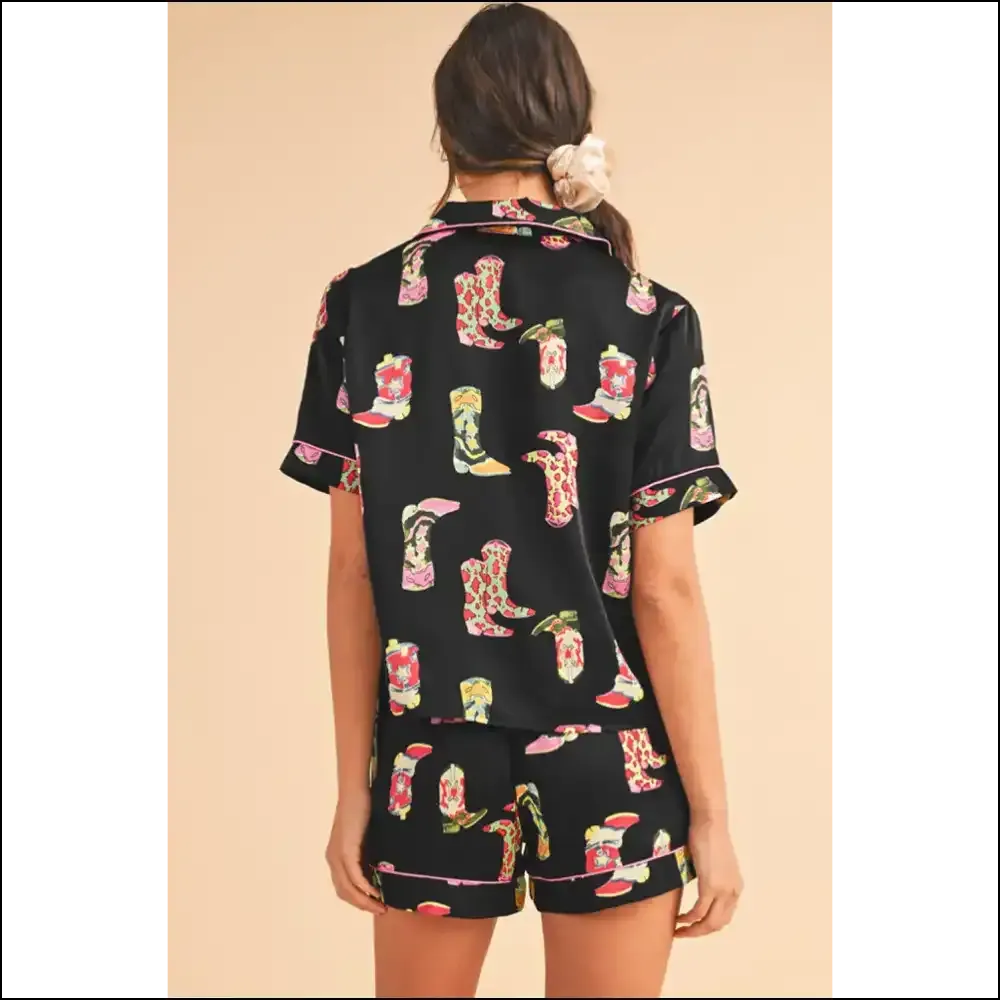 Black Boots Pajama Set: Kicking Back in Style with Needful Things 👢