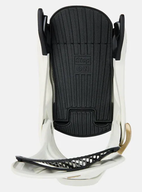 Burton Step On Escapade Snowboard Bindings Womens White / Gold