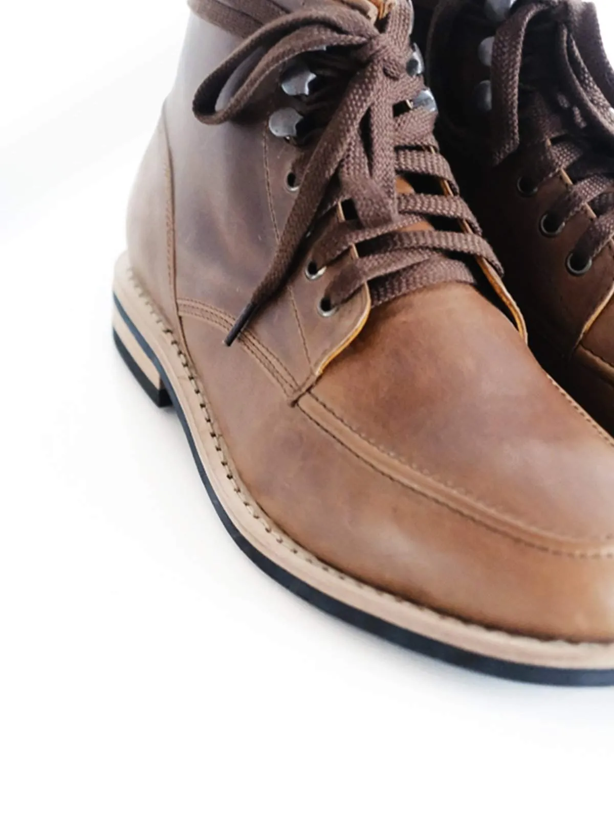 Chevalier Derby Moc Boots Natural Chromexcel