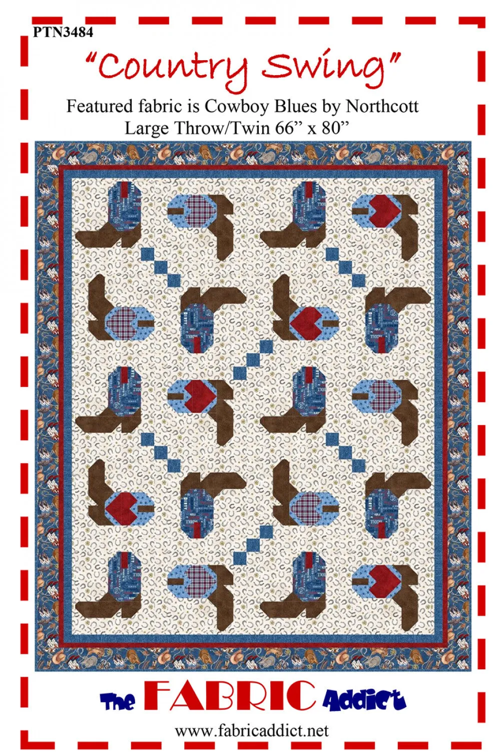 Country Swing - a physical pattern by The Fabric Addict