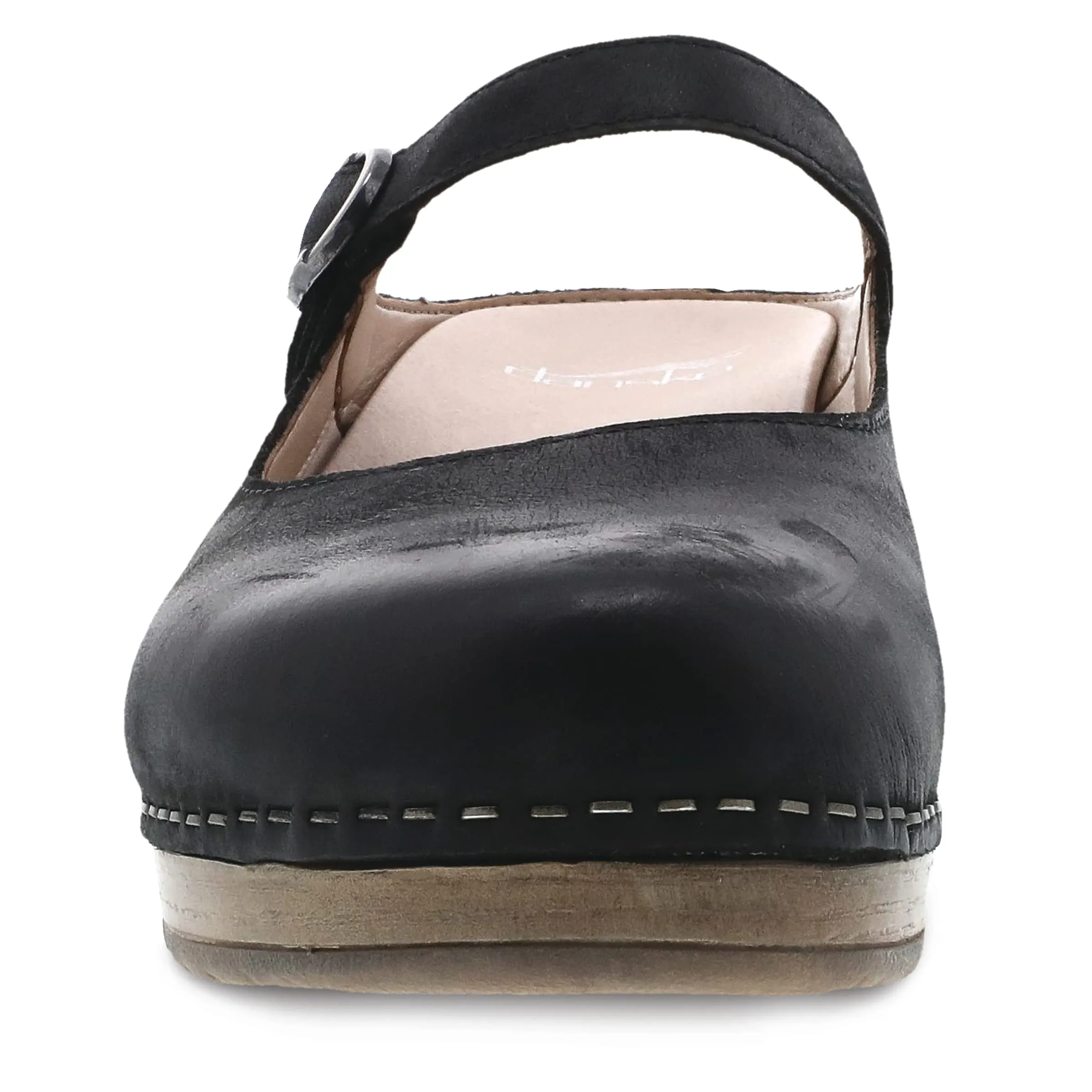 Dansko Bria Slip-On Mary Jane Mule Clogs for Women ? Memory Foam and Arch Support for All -Day Comfort and Support ? Lightweight EVA Outsole for Long-Lasting Wear Black 11.5-12 M US