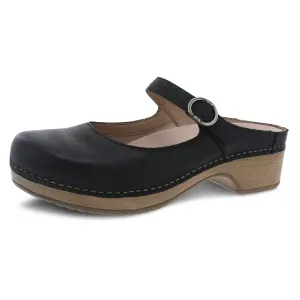Dansko Bria Slip-On Mary Jane Mule Clogs for Women ? Memory Foam and Arch Support for All -Day Comfort and Support ? Lightweight EVA Outsole for Long-Lasting Wear Black 11.5-12 M US