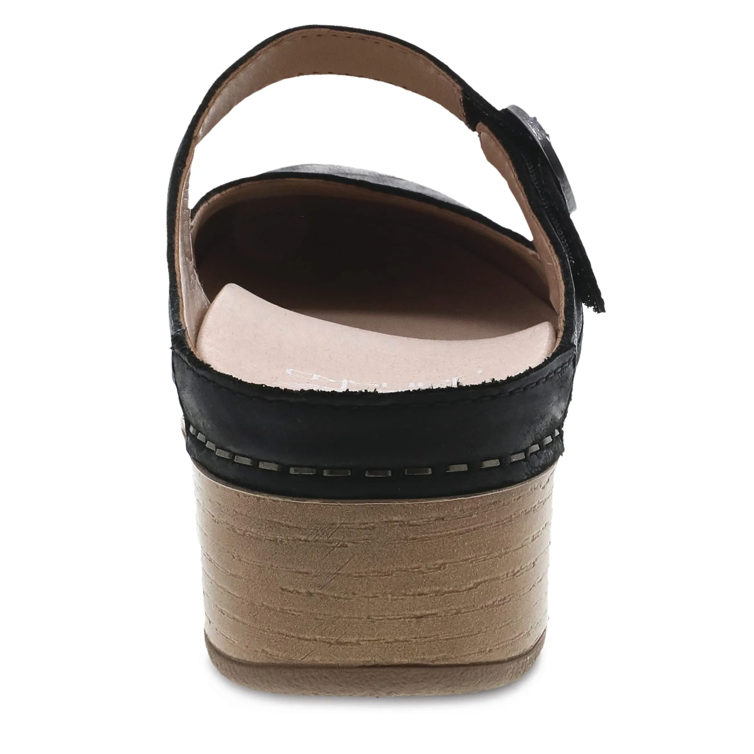 Dansko Bria Slip-On Mary Jane Mule Clogs for Women ? Memory Foam and Arch Support for All -Day Comfort and Support ? Lightweight EVA Outsole for Long-Lasting Wear Black 11.5-12 M US