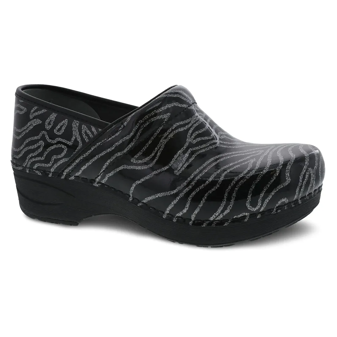 Dansko || Pro XP 2.0 || Glitter Wave Patent Clog
