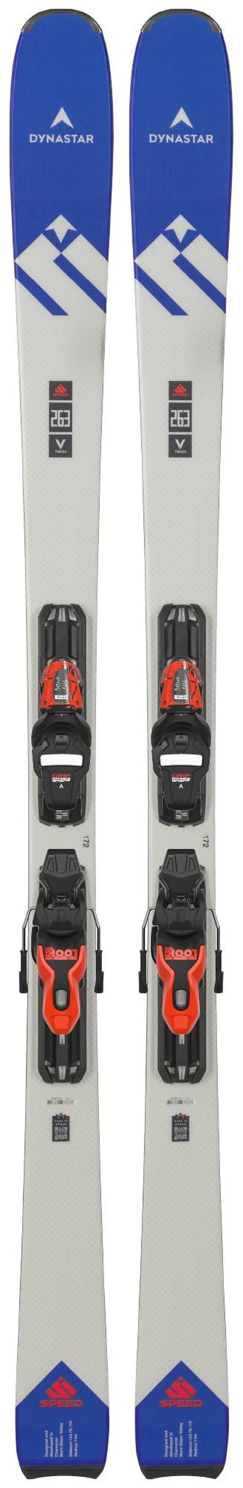 Dynastar Speed 263 Mens Snow Skis   Look Xpress 10 Bindings 2024