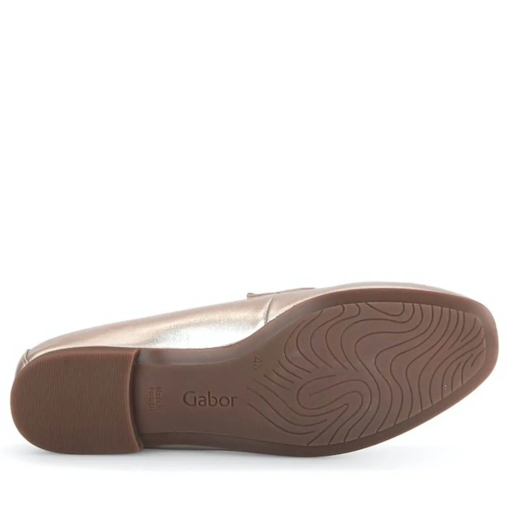 Gabor Viva Leather Loafer 45.213 -PUDER