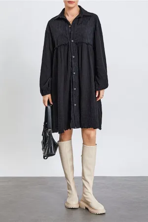HBR1334 Effortless Flow Shirt Dress Top