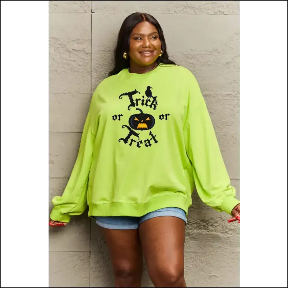 I Simply Love Tricks and Treats in this Spooktacular Sweatshirt! 🎃👻