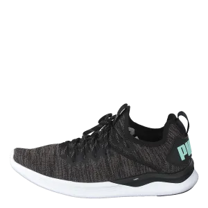 Ignite Flash Evoknit Sr Wn's Puma Black-charcoal Gray-aqua