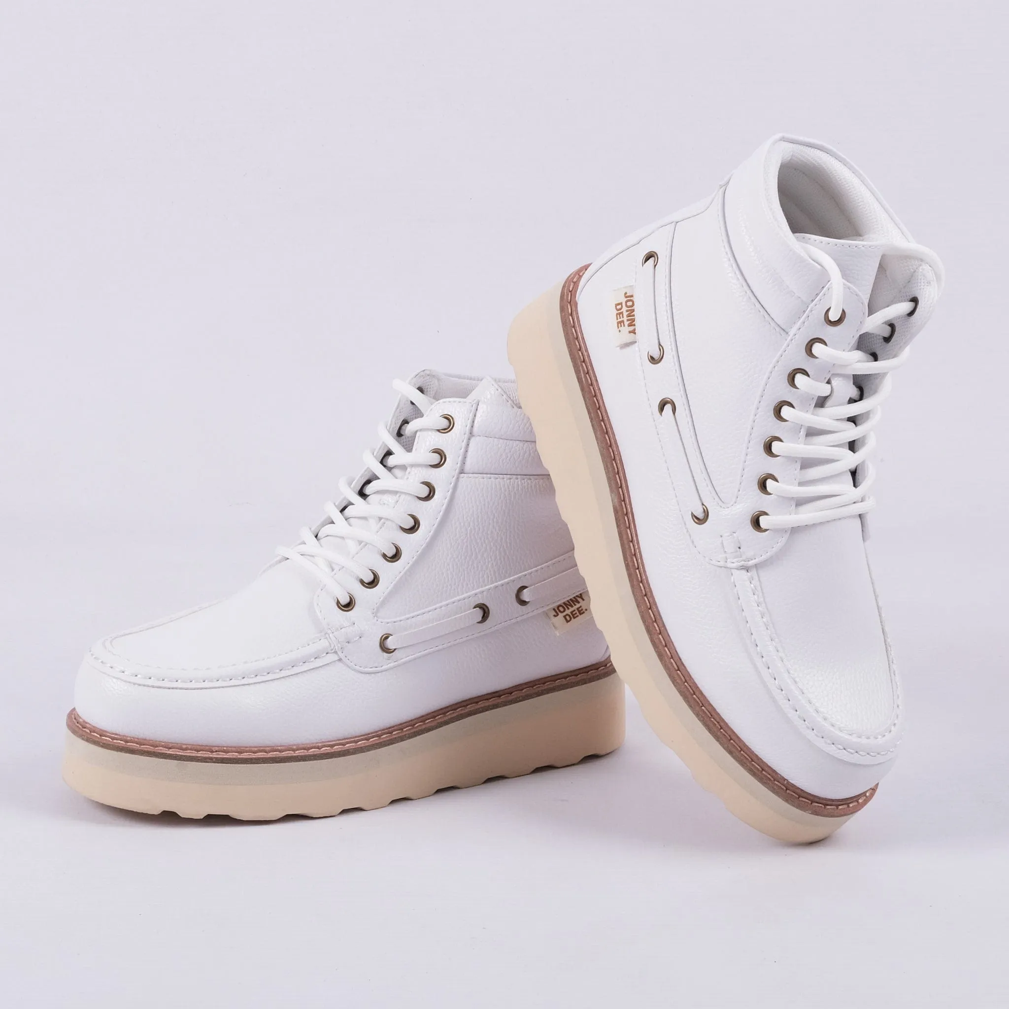 Jonathan D J Dax Boots White