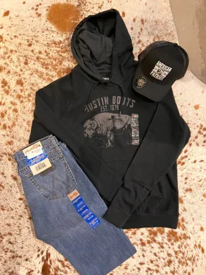 Justin Black Bison Hoodie