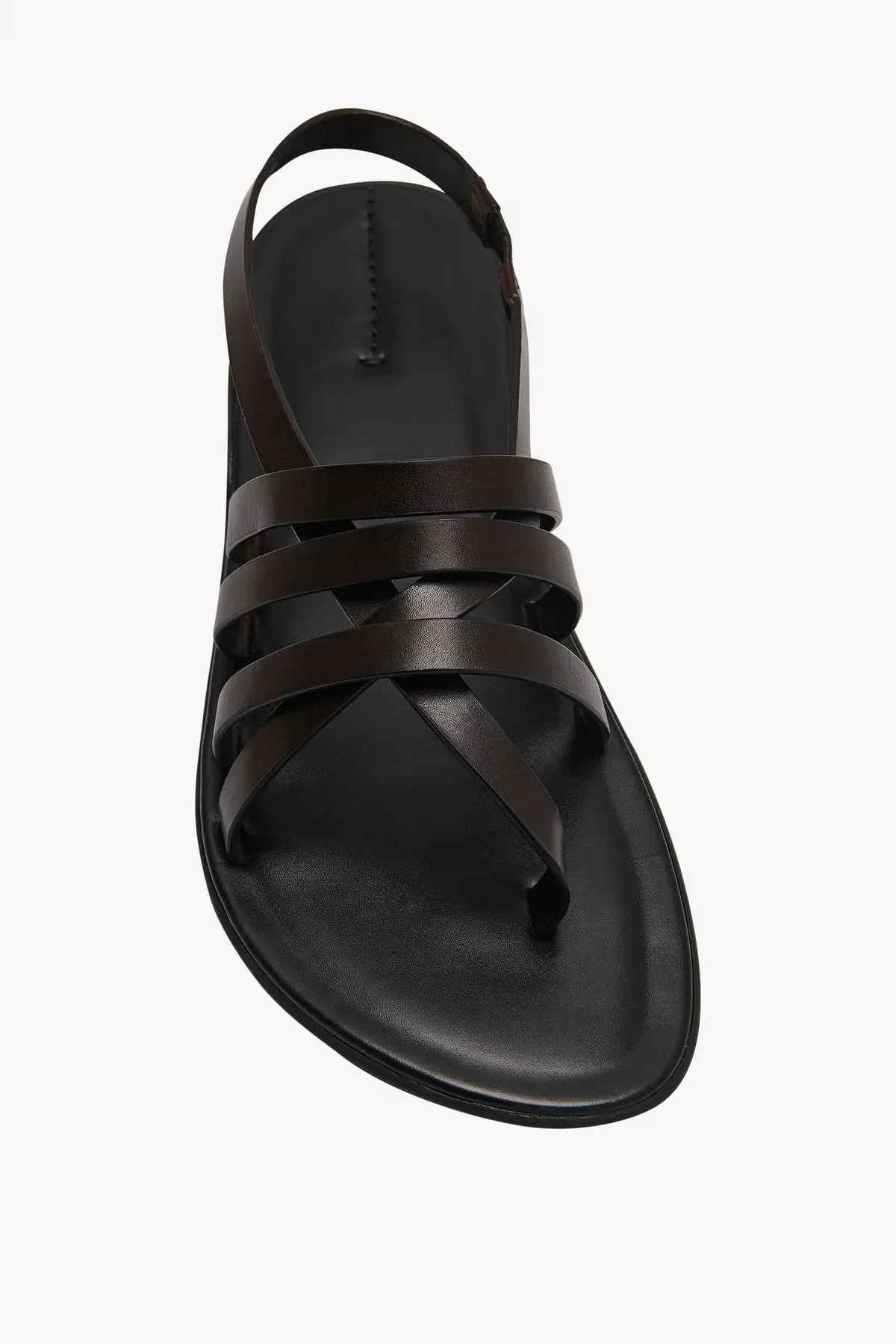 Line Sandal in Smooth Leather