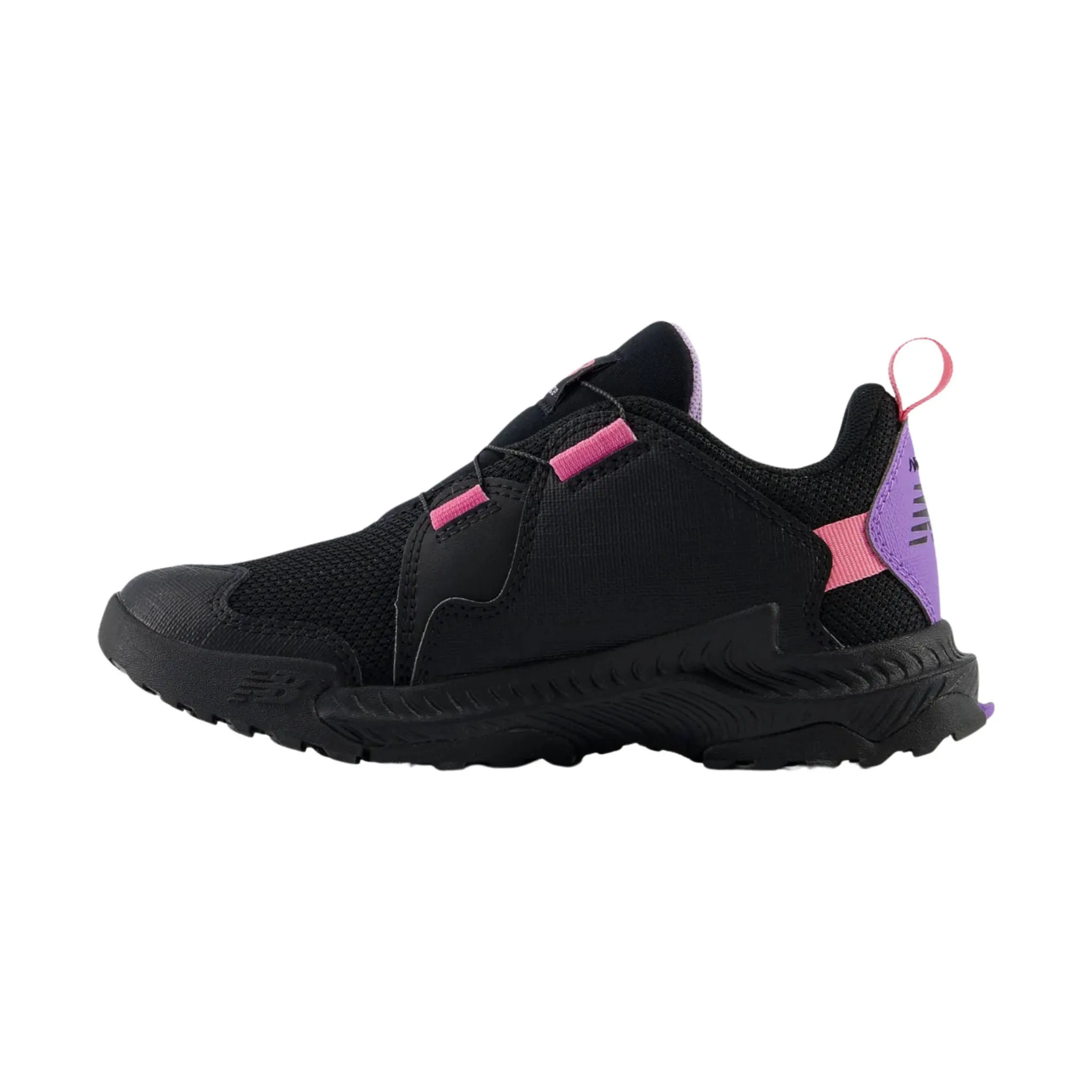 New Balance Big Kids' DynaSoft Trail Magic BOA Shoes - Black/Violet Crush/Pink