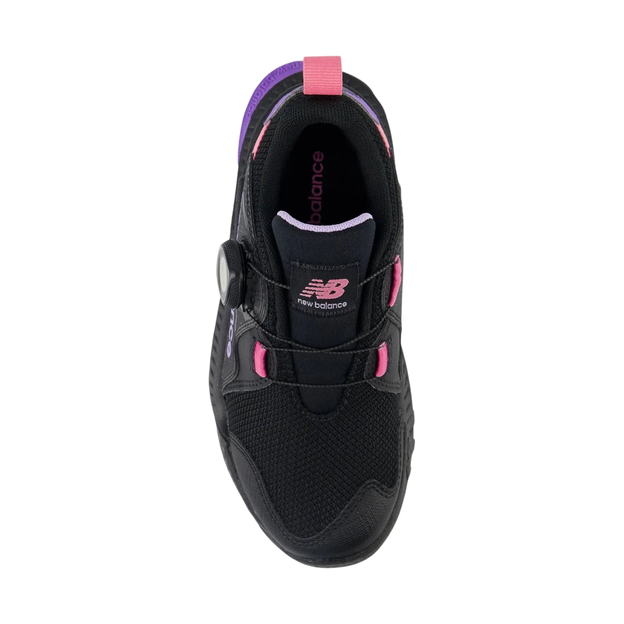 New Balance Big Kids' DynaSoft Trail Magic BOA Shoes - Black/Violet Crush/Pink