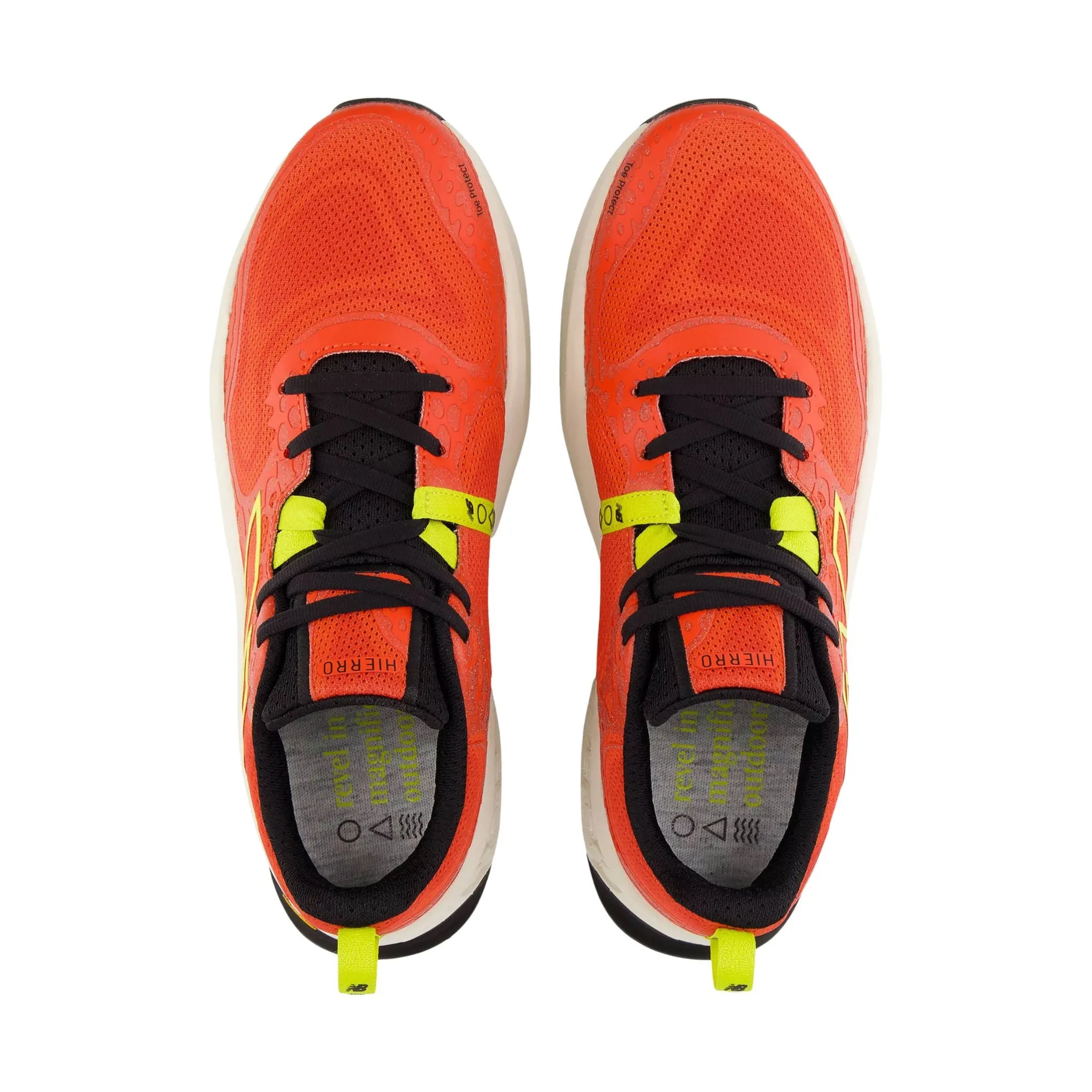 New Balance Men's Fresh Foam X Hierro v8 Trail Running Shoes - Neo Flame