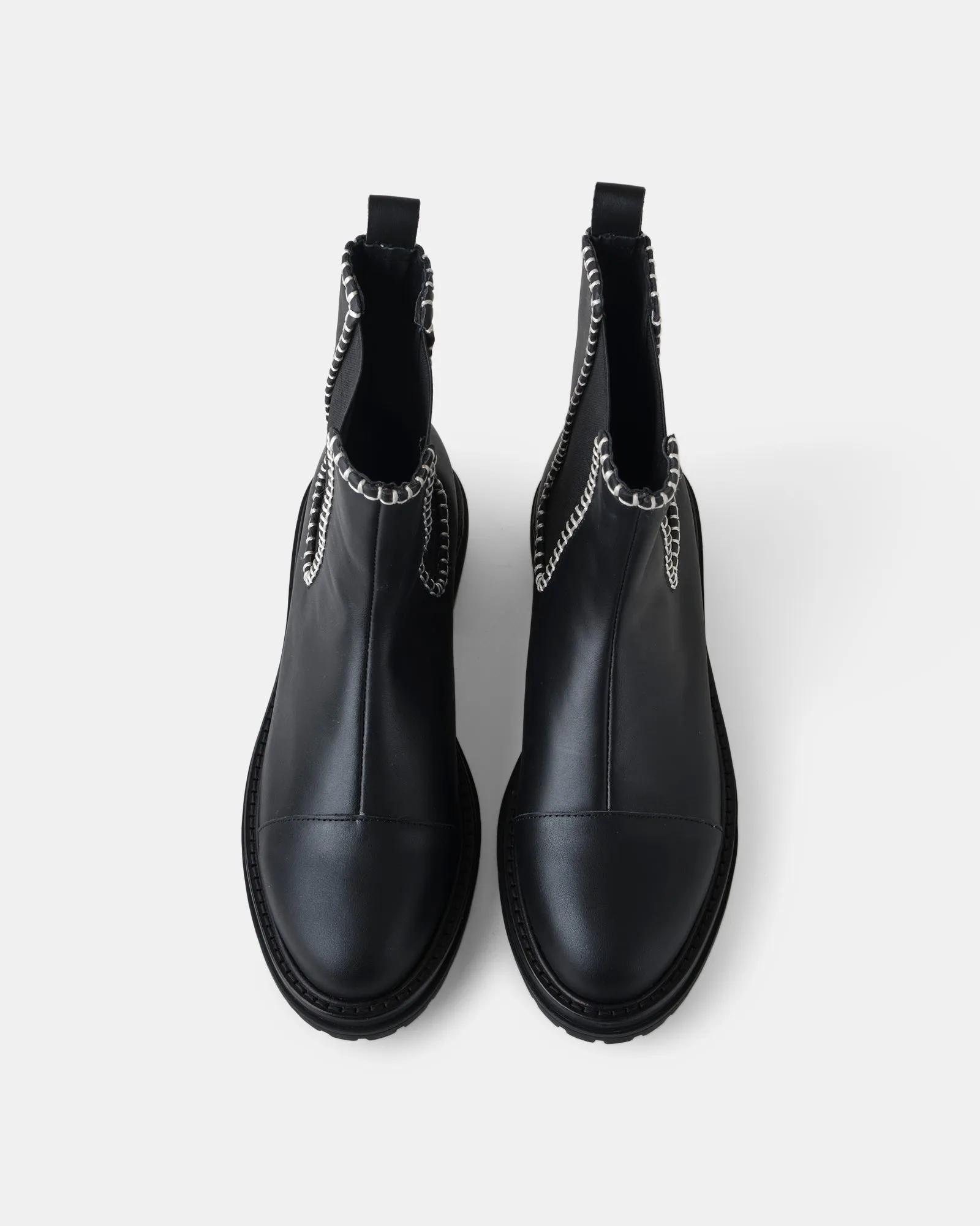 Orion Leather Boot - Black