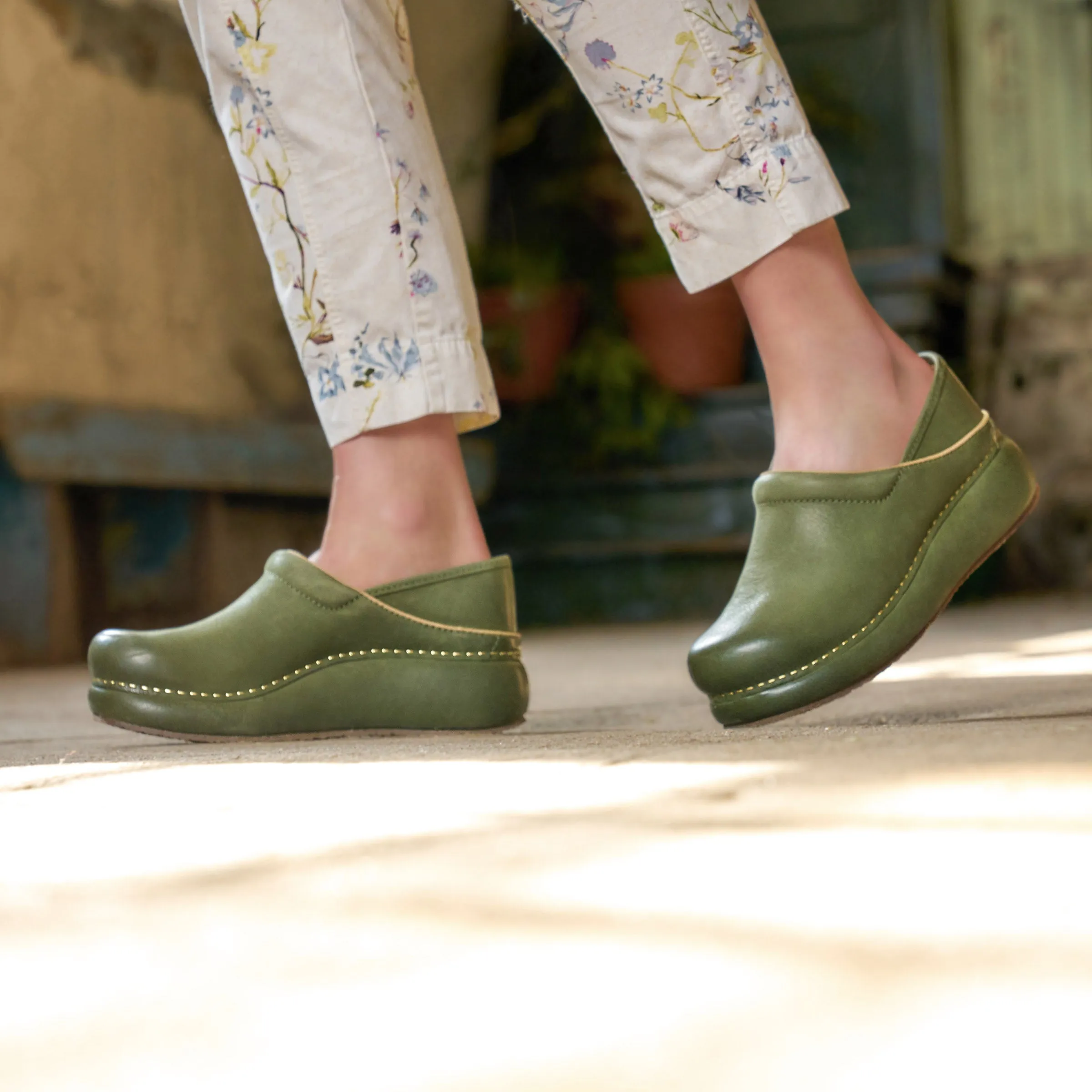 Platform Pro Green Burnished Nubuck