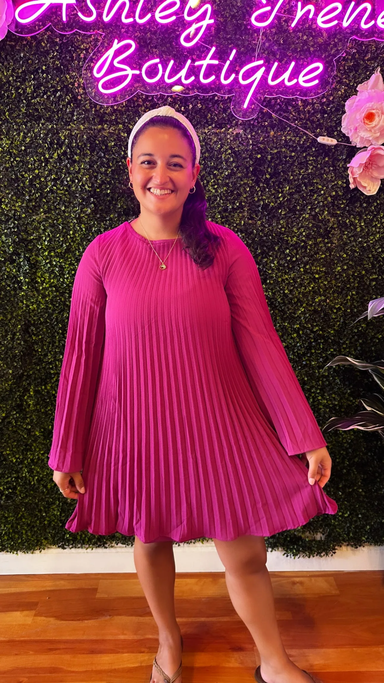 Pleated Misty Dress: SALE!