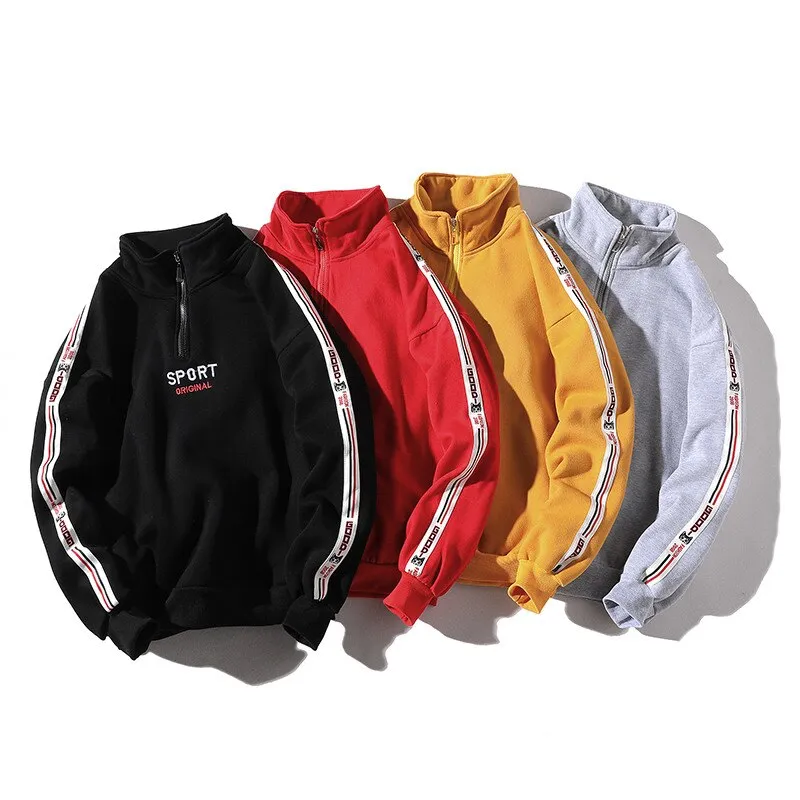 "SPORT" Sweatshirt Hoodie streetwear Noir - URB1™