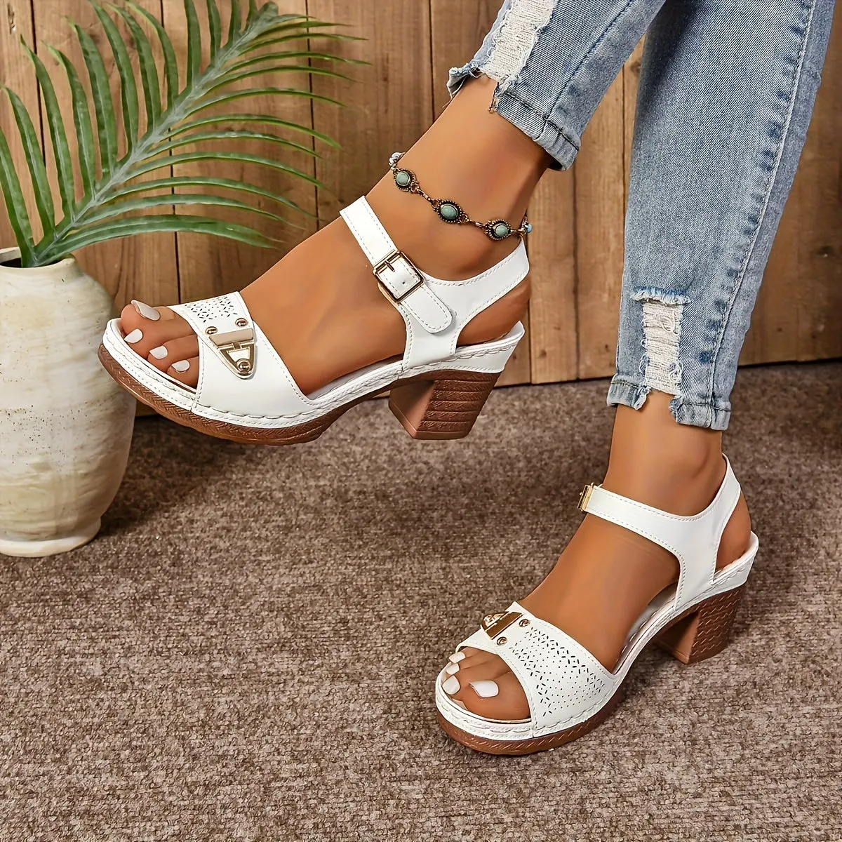 Rachelle - Casual leather orthopedic sandals