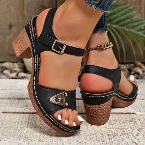 Rachelle - Casual leather orthopedic sandals