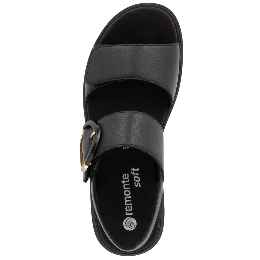 Remonte D2K50-00 (Lusardi) Black Sandals