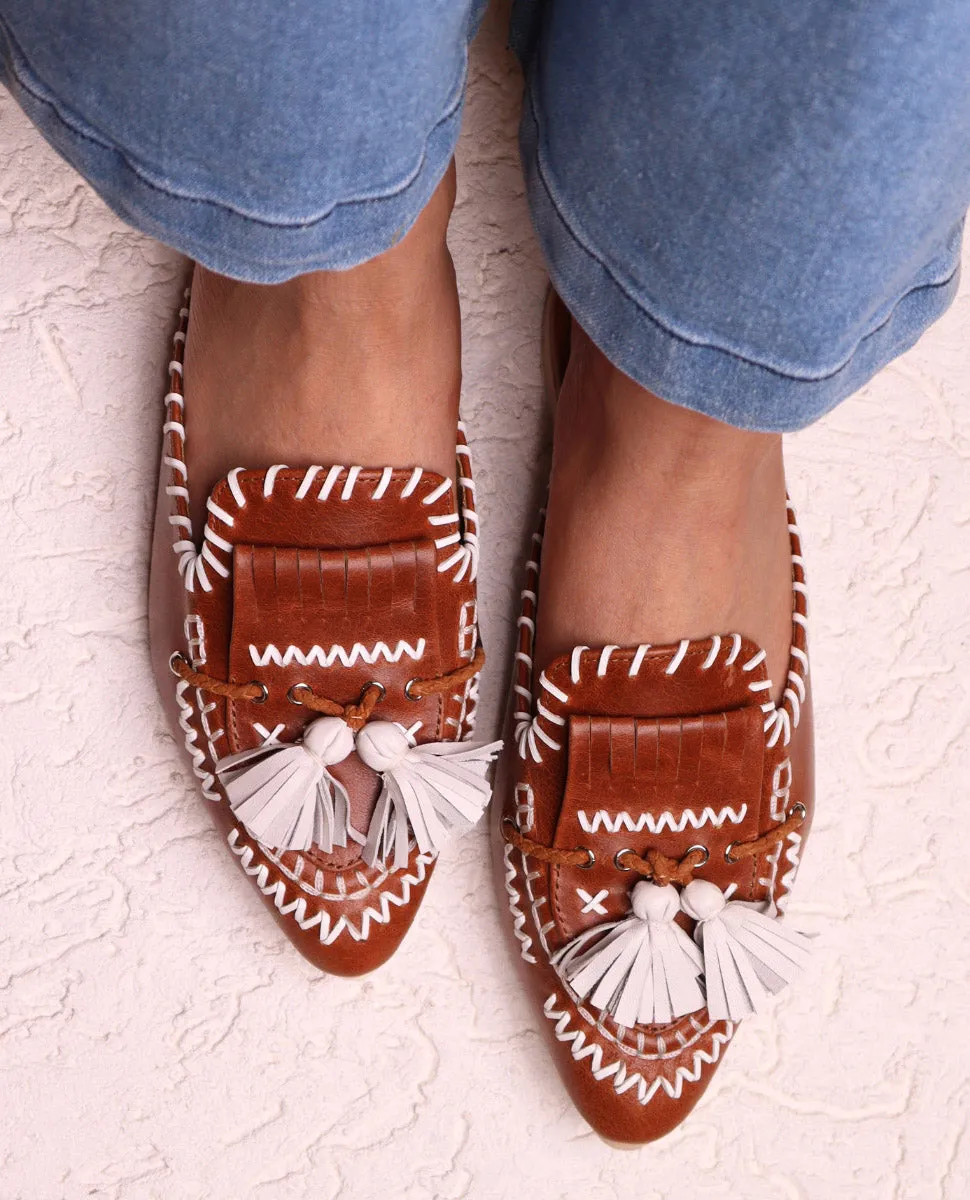 Sanvi Tan Mules