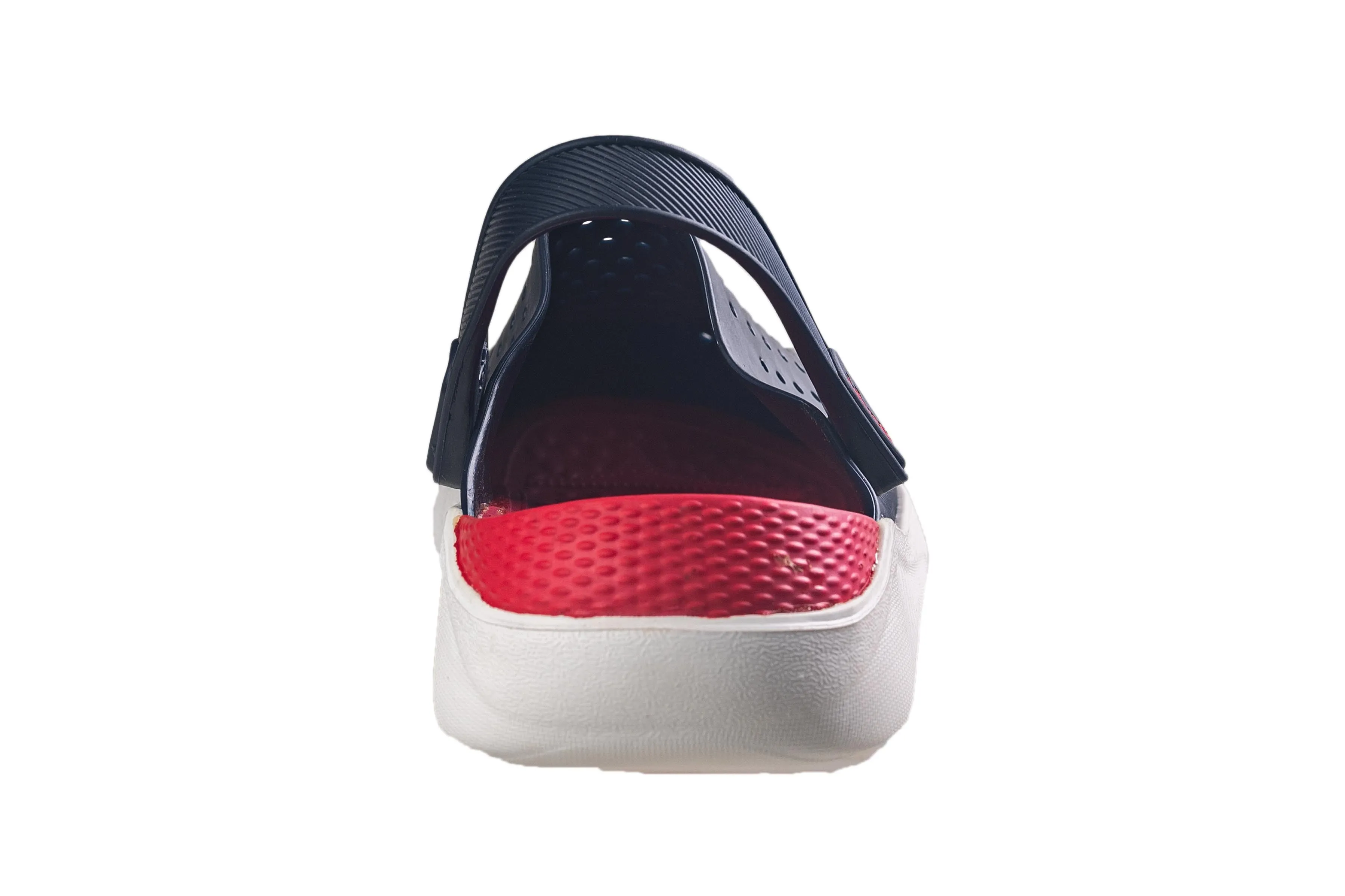 Solethreads Boys Navy / Red Sandal EVA