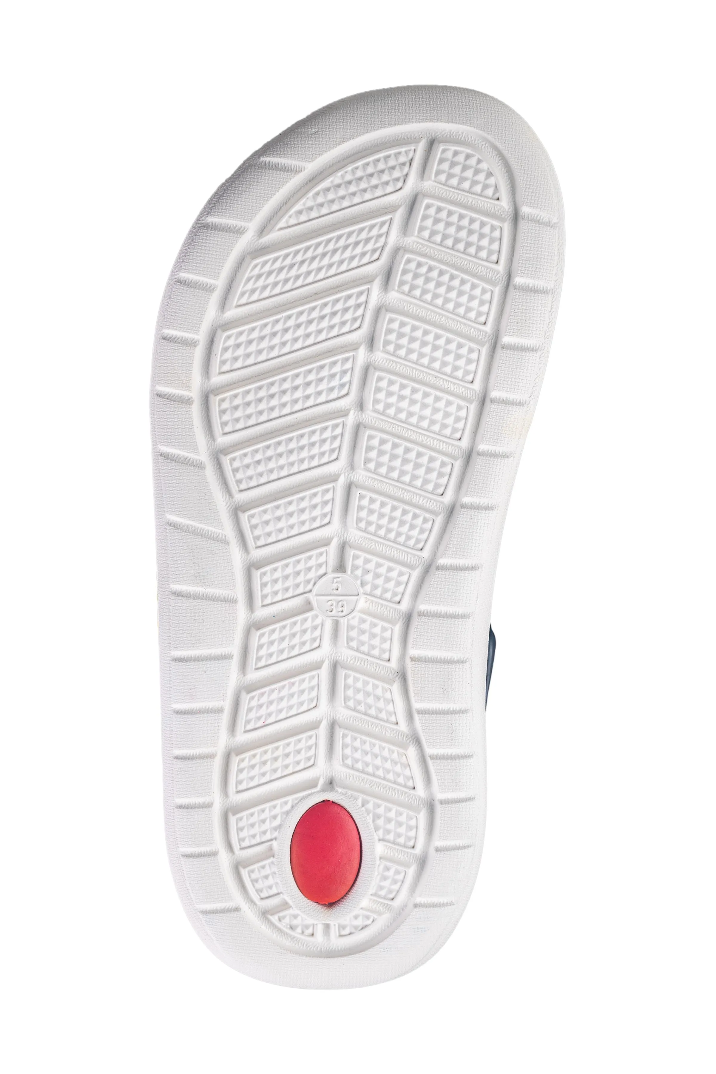 Solethreads Boys Navy / Red Sandal EVA