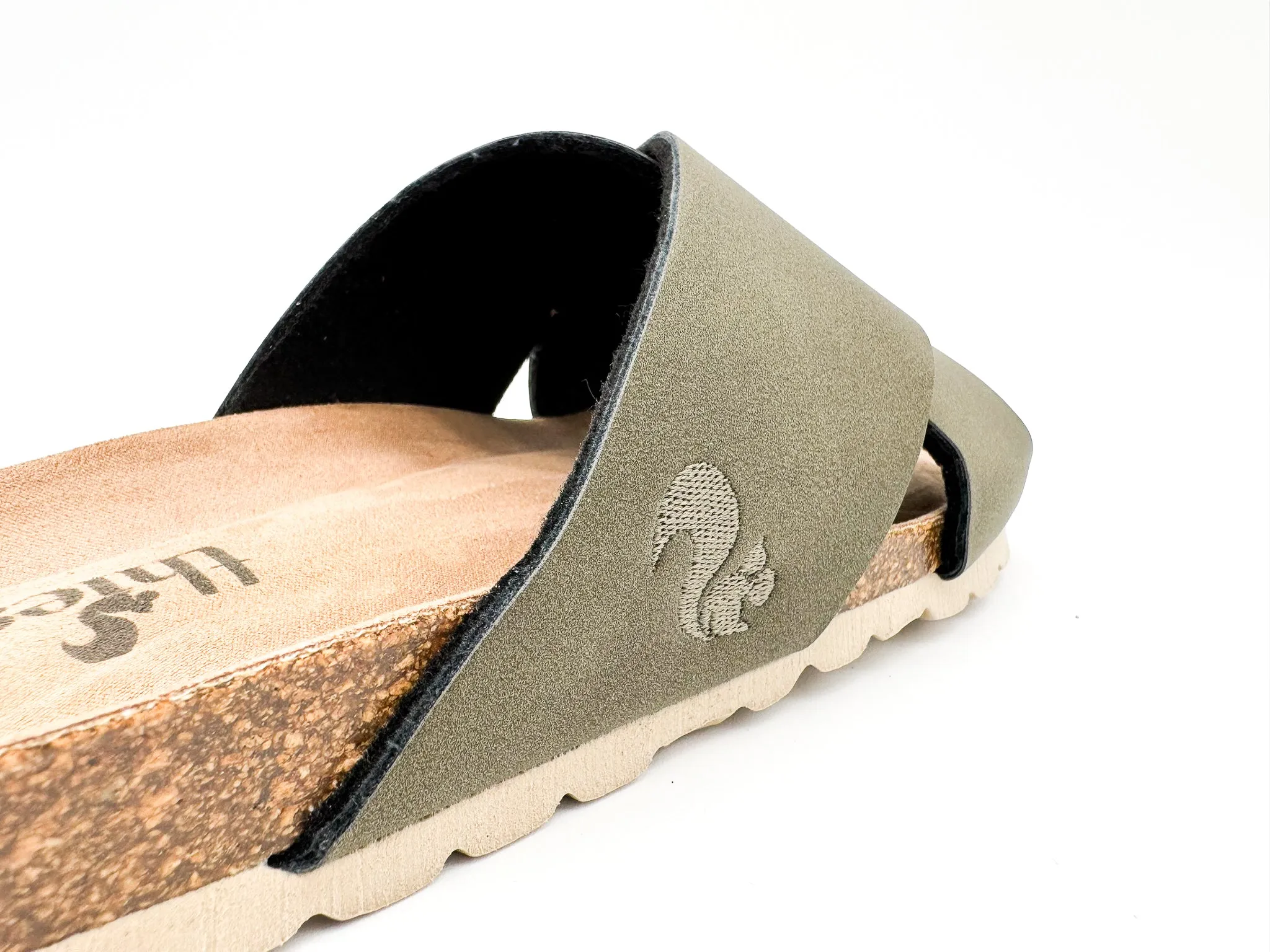 thies 1856 ® Eco Bio Cross Sandal vegan seaweed (W/X)