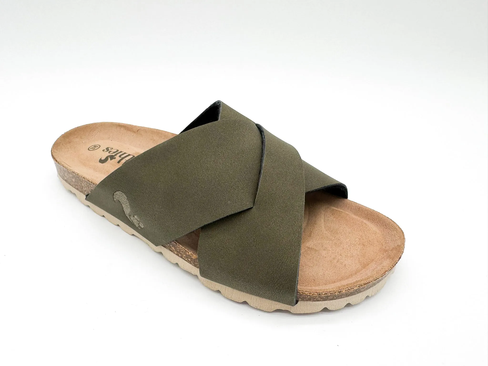 thies 1856 ® Eco Bio Cross Sandal vegan seaweed (W/X)
