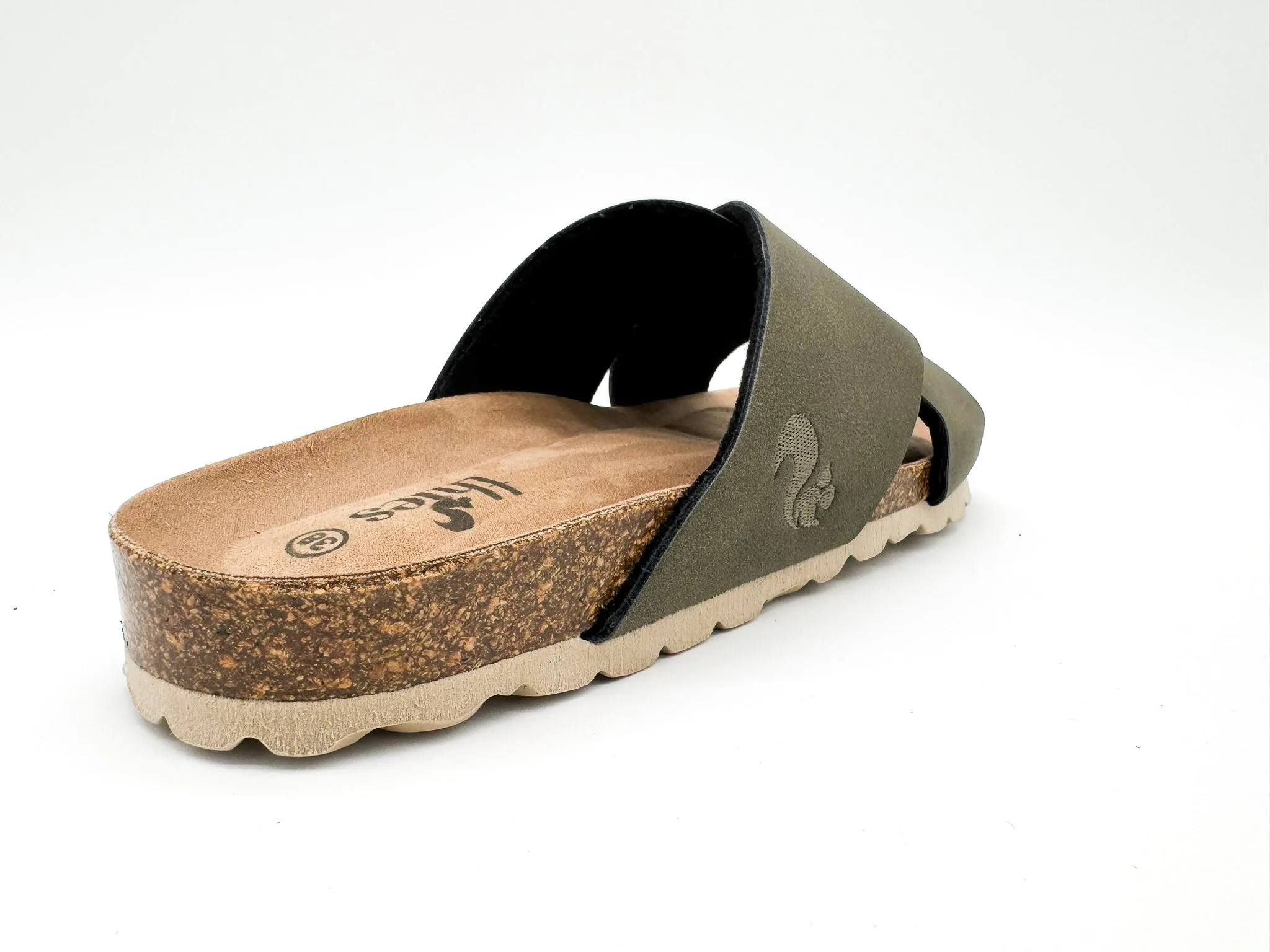thies 1856 ® Eco Bio Cross Sandal vegan seaweed (W/X)