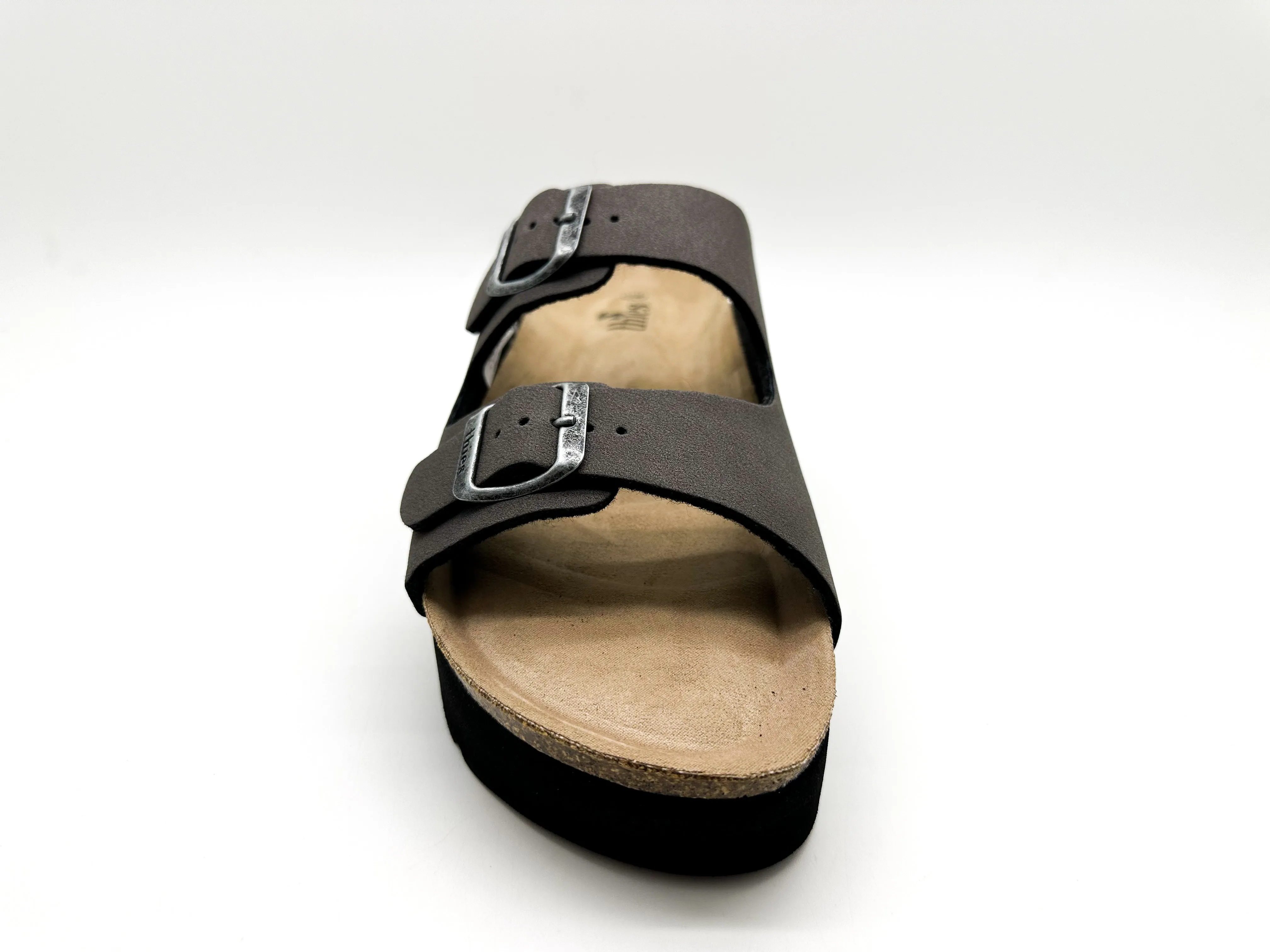 thies 1856 ® Eco Bio Plateau Sandal vegan charcoal (W/X)