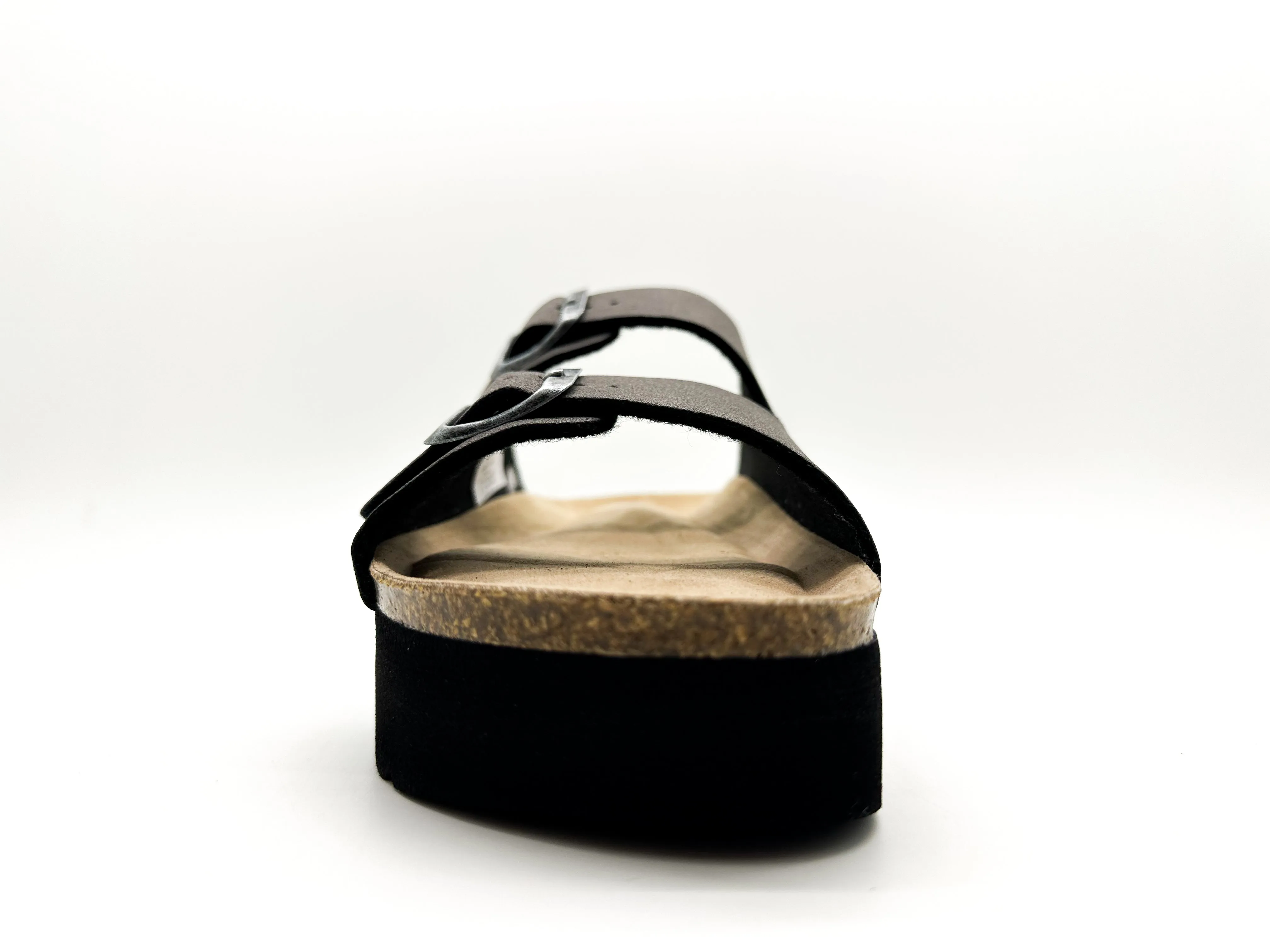 thies 1856 ® Eco Bio Plateau Sandal vegan charcoal (W/X)