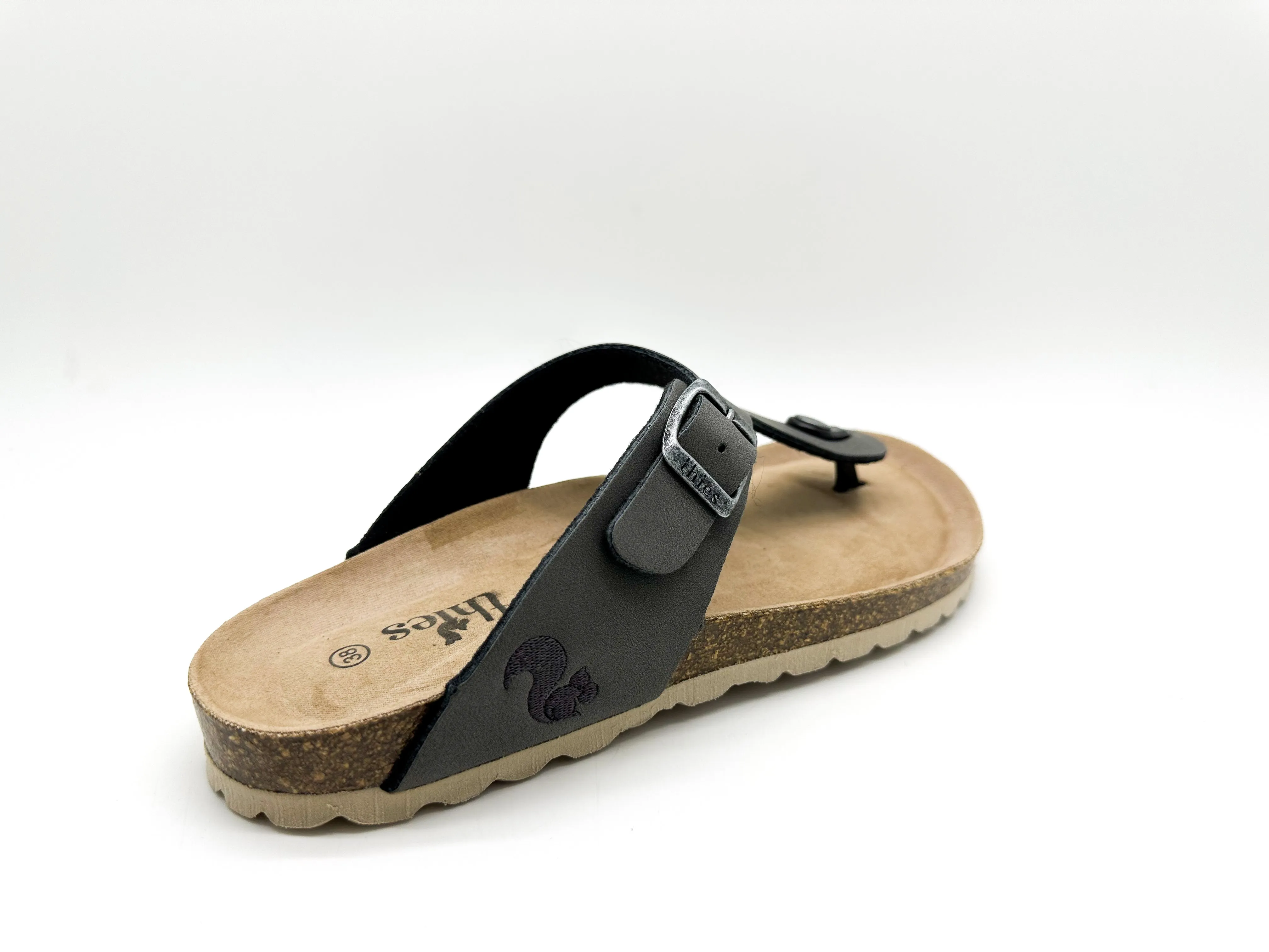 thies 1856 ® Eco Bio Thong Sandal vegan stonehenge (W/M/X)