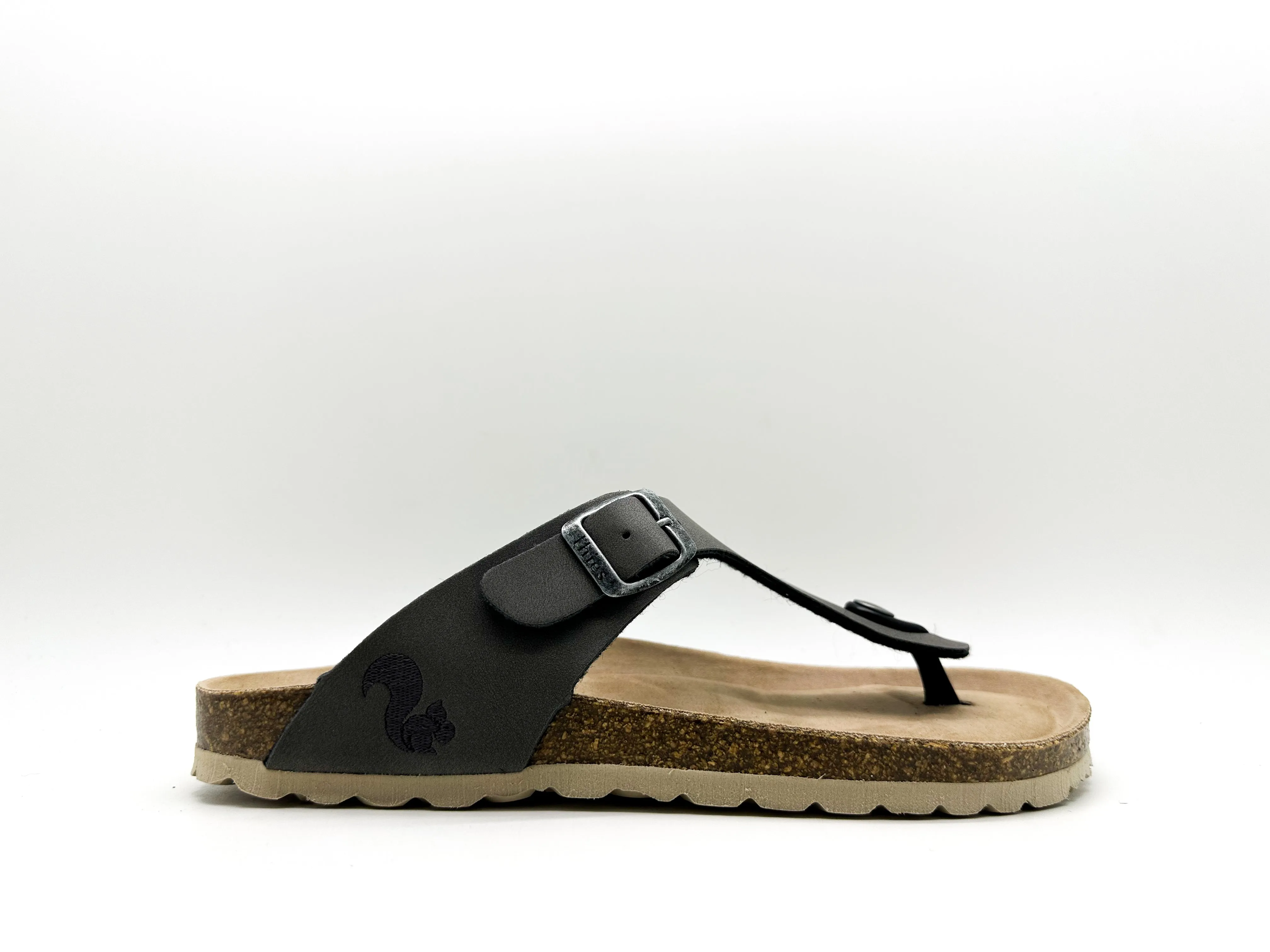 thies 1856 ® Eco Bio Thong Sandal vegan stonehenge (W/M/X)