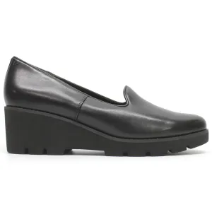 Vionic Willa Wedge Leather Women's Loafers Shoes