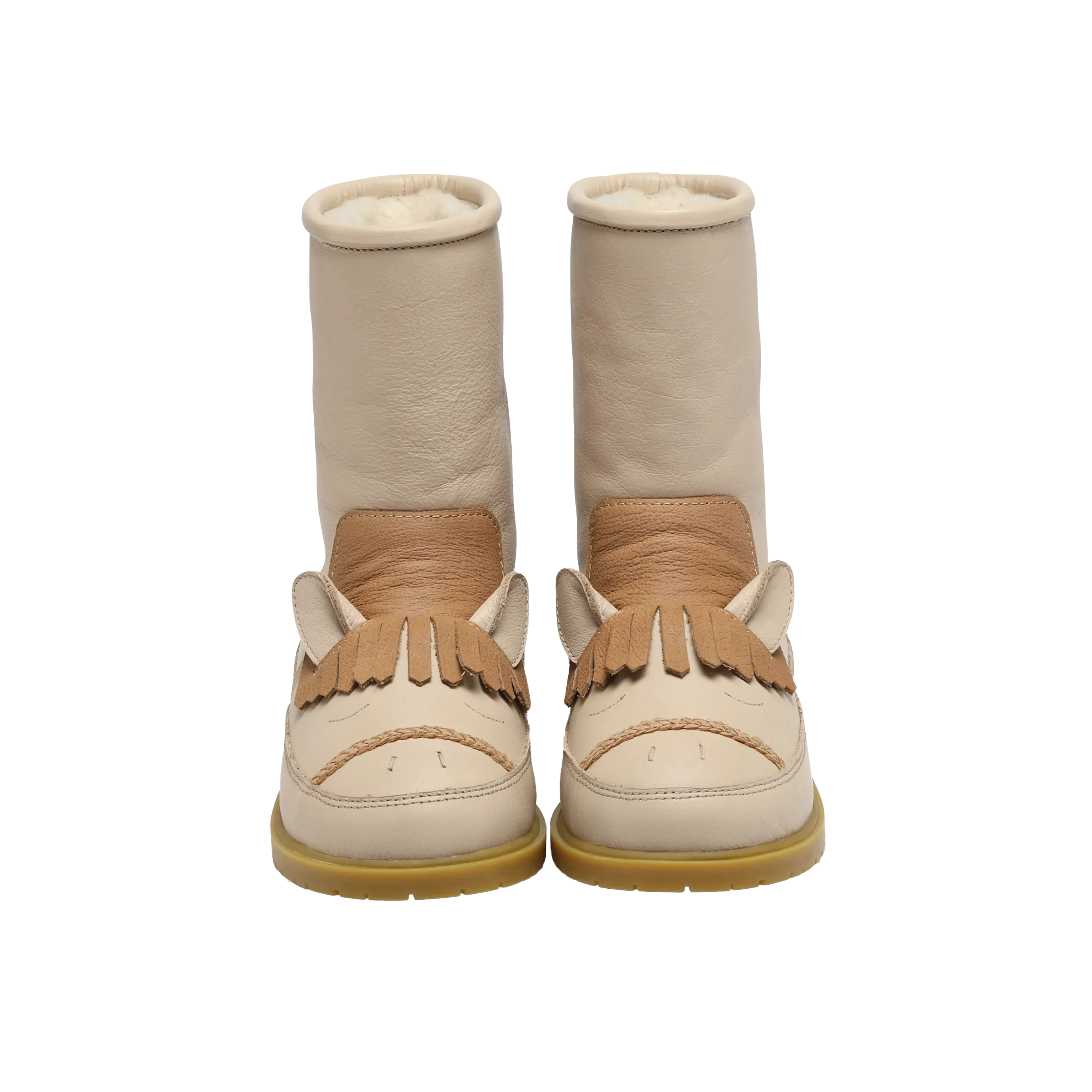 Wadudu Special Boots | Horse | Ivory Leather