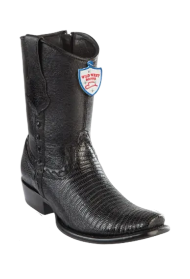 Wild West Botas de Armadillo Horma Dubai Toe Black