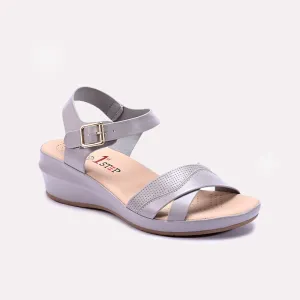 Womens Gray Casual Sandals 0421553