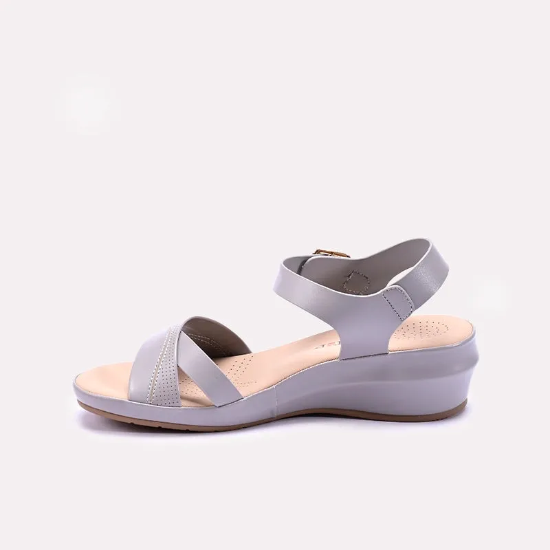 Womens Gray Casual Sandals 0421553