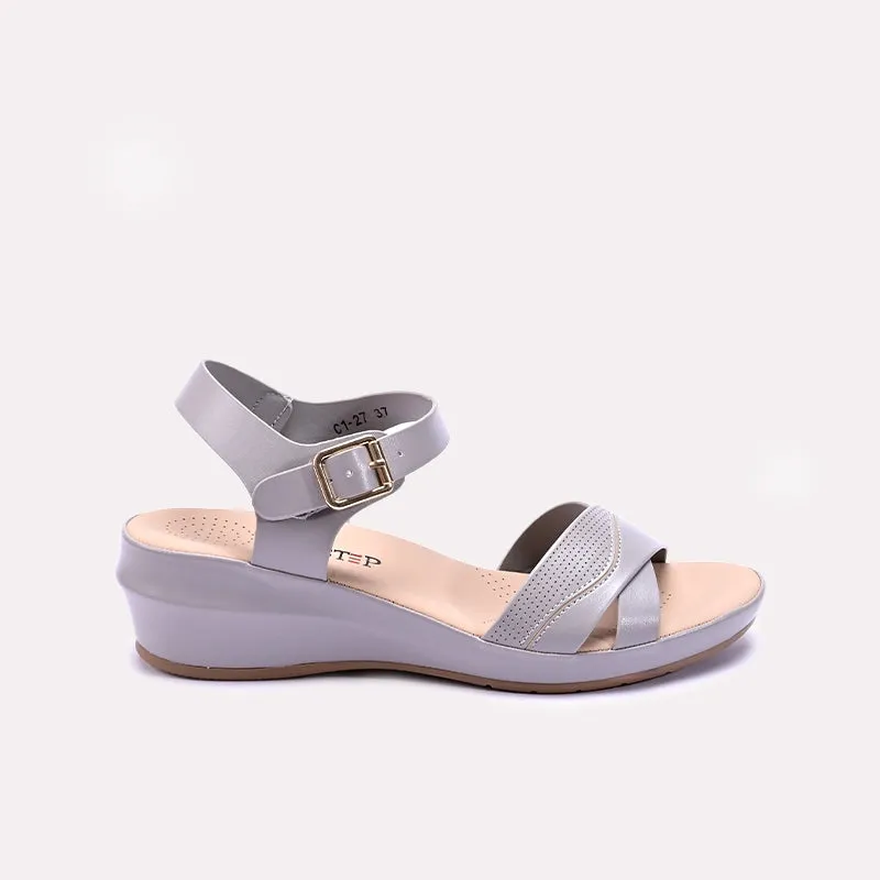Womens Gray Casual Sandals 0421553